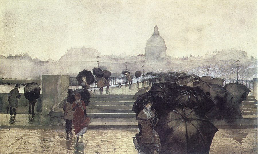 Lungren, Fernand Harvey Paris Street Scene